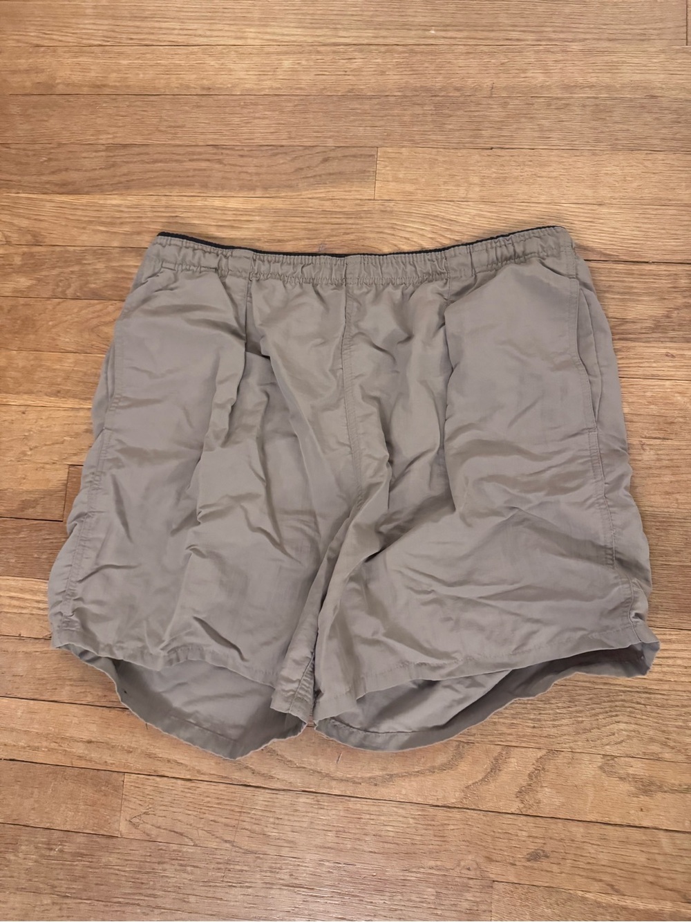 Bimini Bay Outfitters Men's Beige Gray Swim Trunks - Size Large
 b73